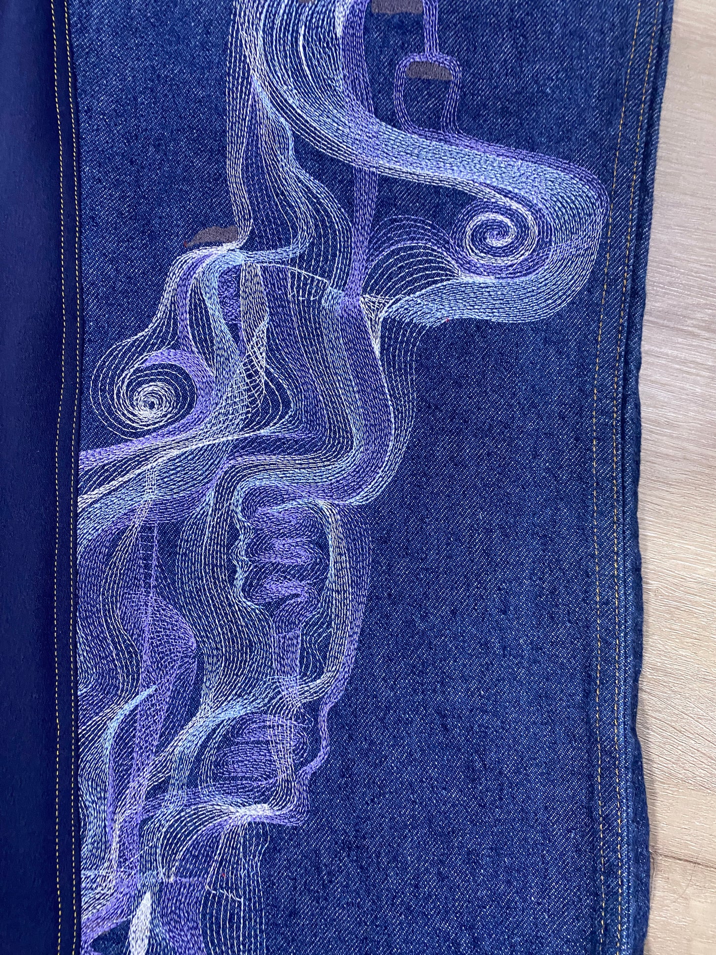 Super Baggy Waterfall Denim Dark Wash