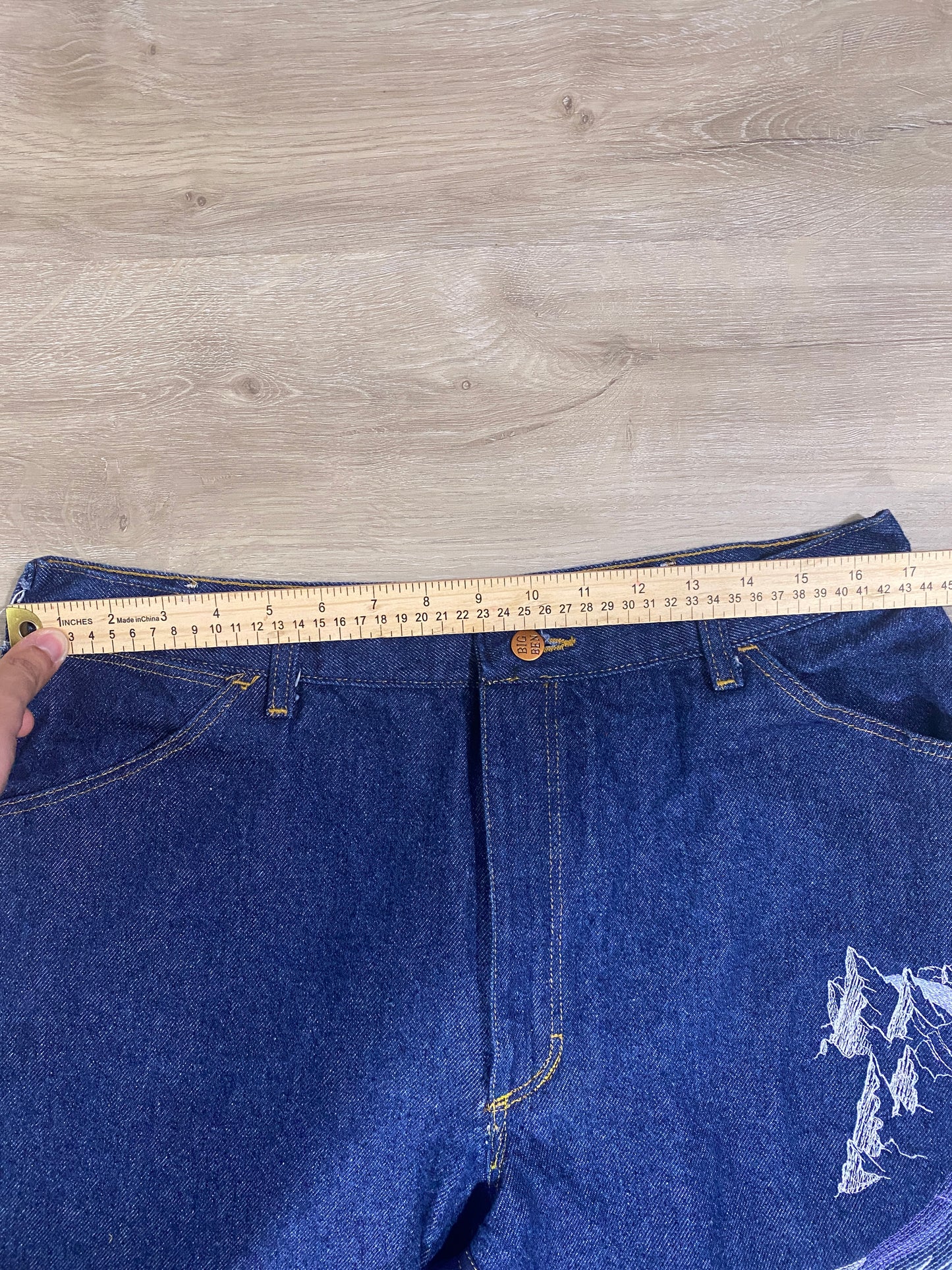 Super Baggy Waterfall Denim Dark Wash