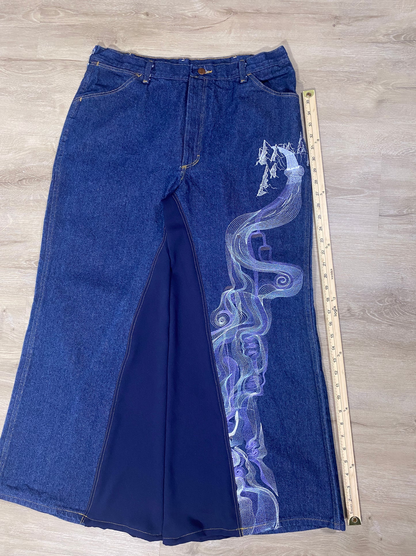 Super Baggy Waterfall Denim Dark Wash